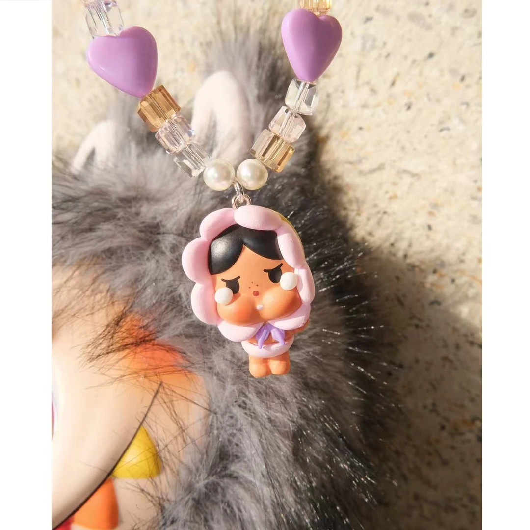 铜合金仿水晶项链 小众设计百搭ins项链48749