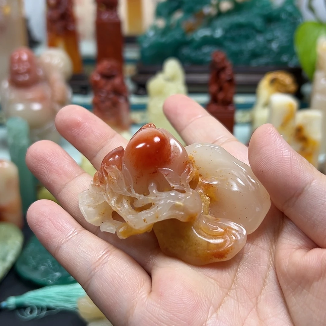 用***3寿山石印章雕刻工艺