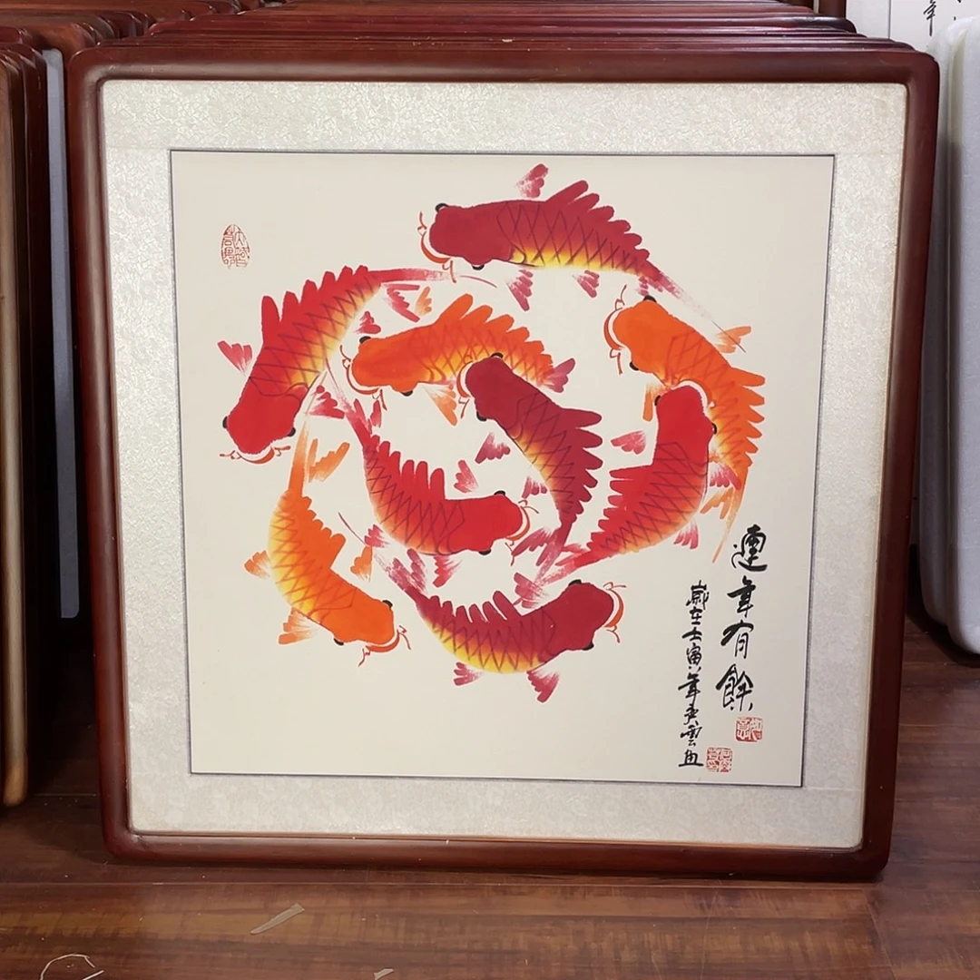 国画带框尺寸63*63厘米