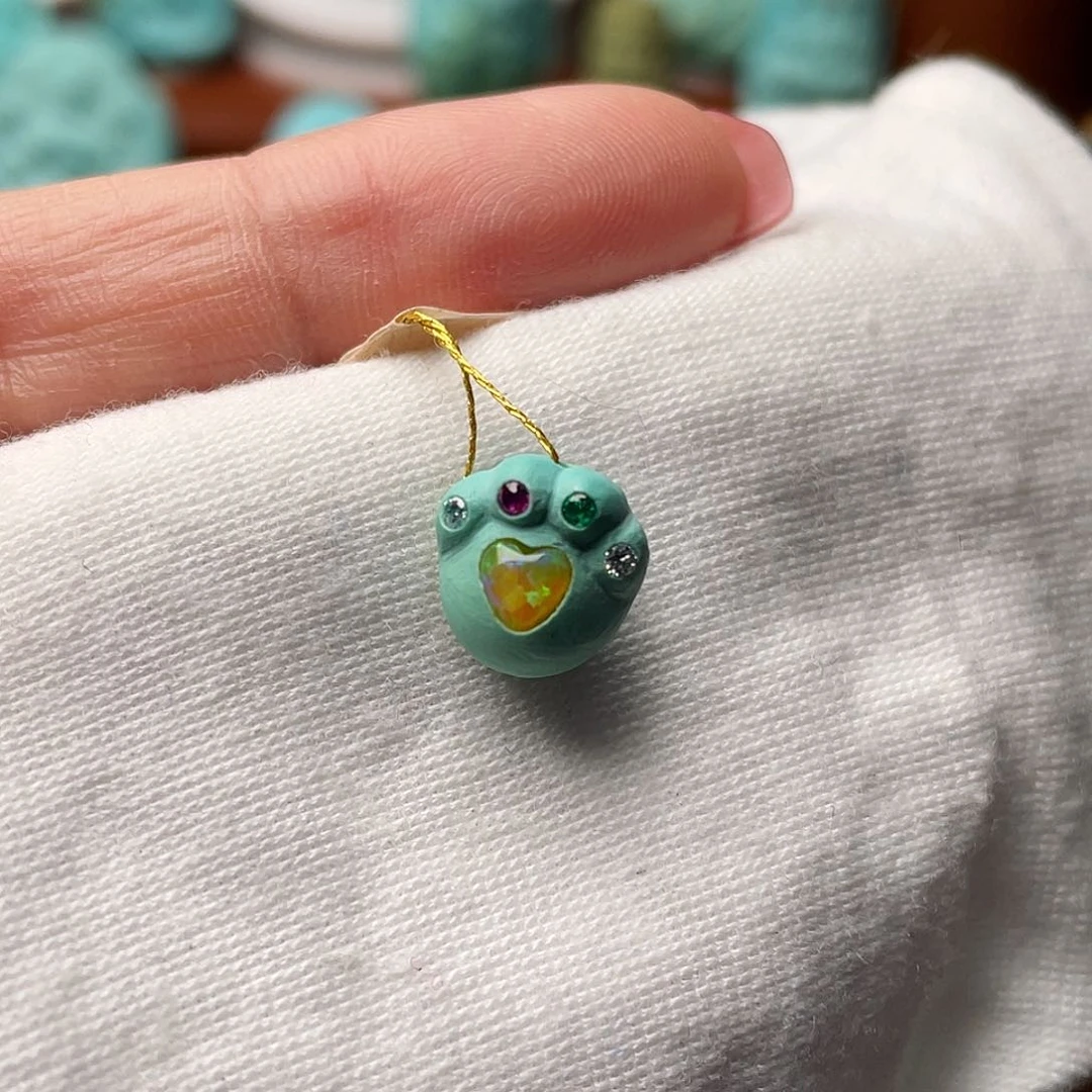 绿松石珠宝奇石未镶嵌