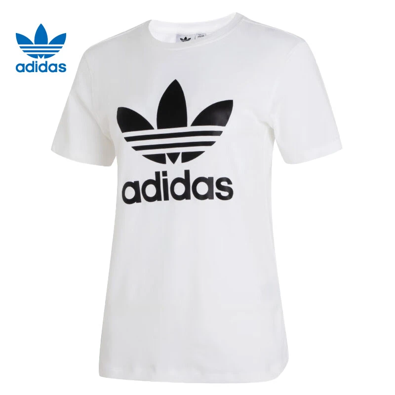 adidas Originals阿迪三叶草女子TREFOIL TEE圆领短TIR9534