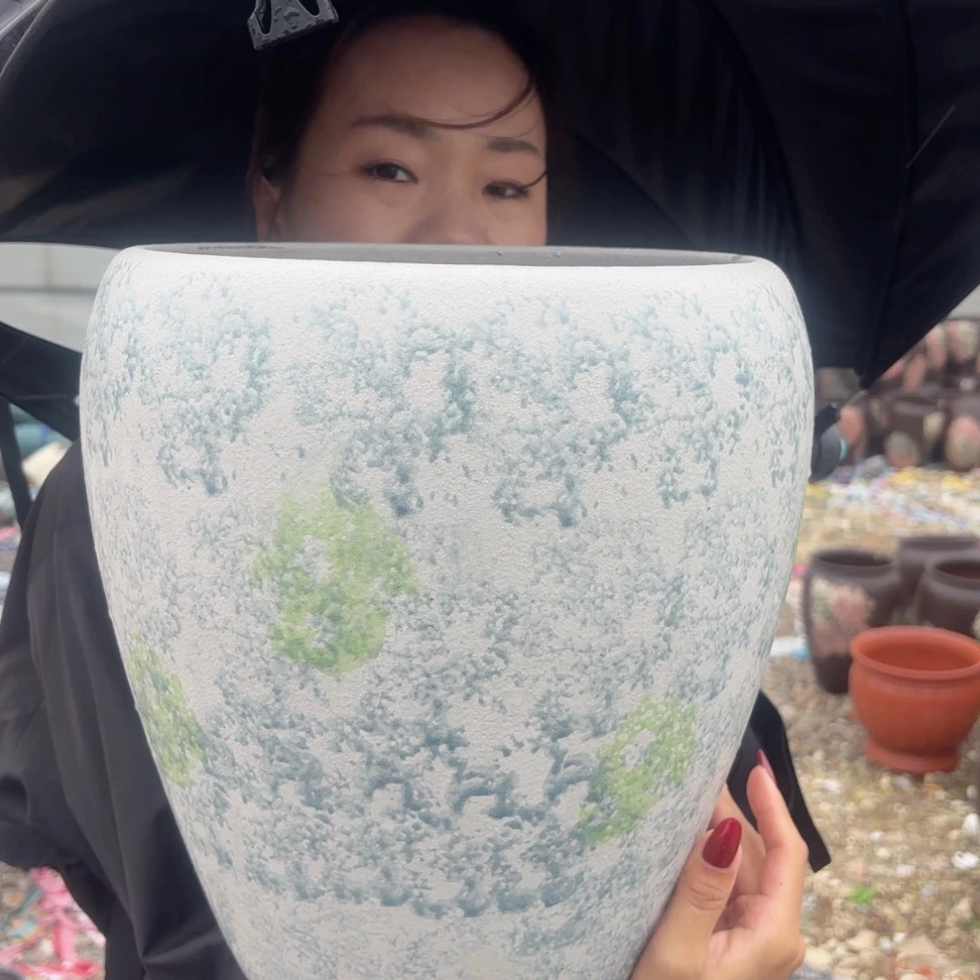 口径26高31一个收口蓝