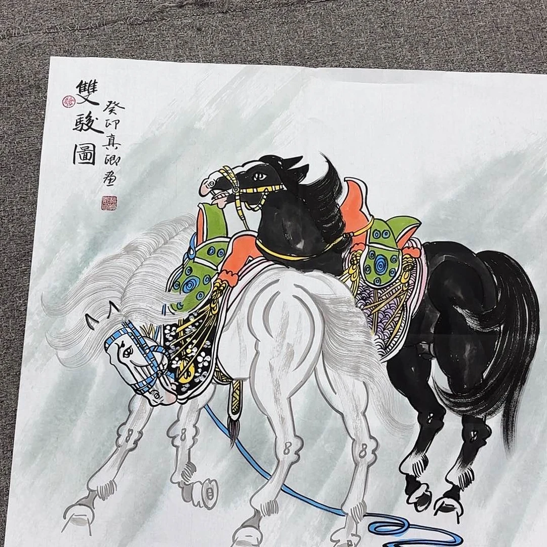 国画国画作品多次入选国内外