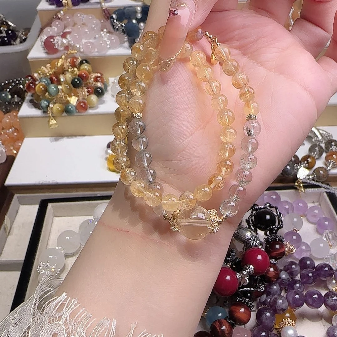 水晶手链未镶嵌把