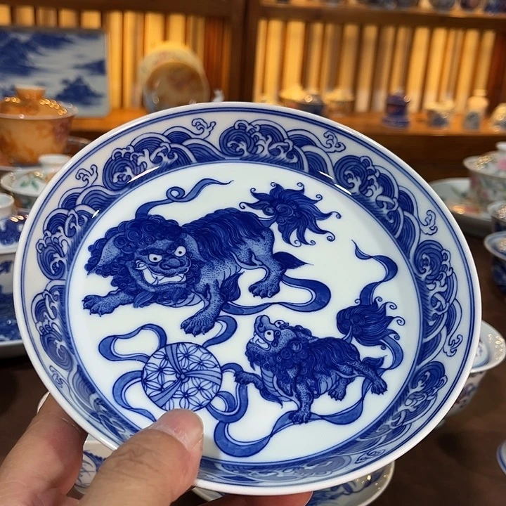 錡镇堂手工手绘绘壶承