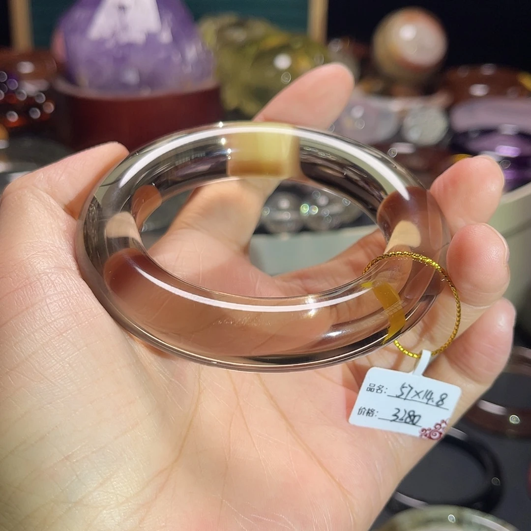 手镯未镶嵌水晶手镯