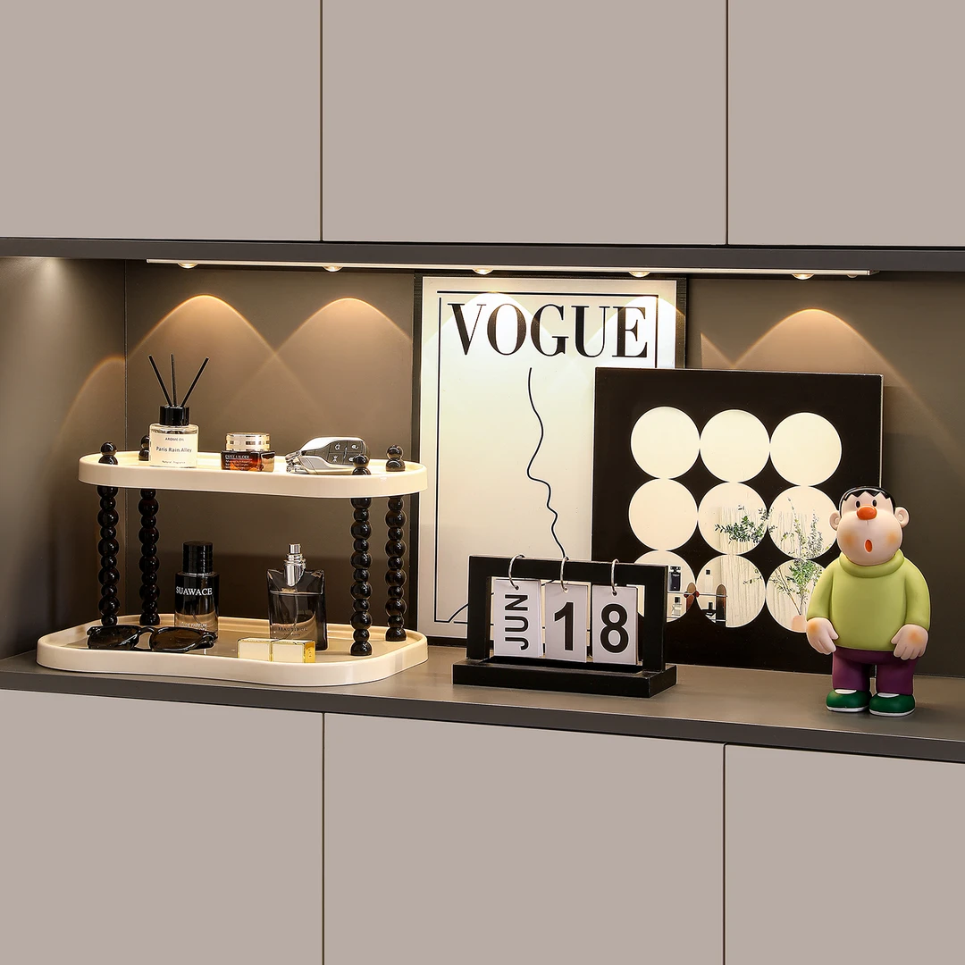 入户玄关置物架钥匙收纳摆件客厅鞋柜家居装饰品轻奢高档乔迁礼物