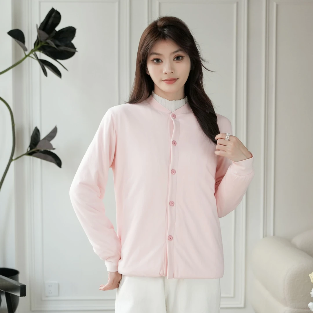 手工桑蚕丝棉袄女中老年保暖棉衣棉服贴身小内胆妈妈冬季新款加厚