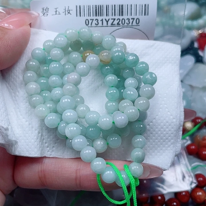 翡翠足银镀金镶嵌吊坠(不含链)