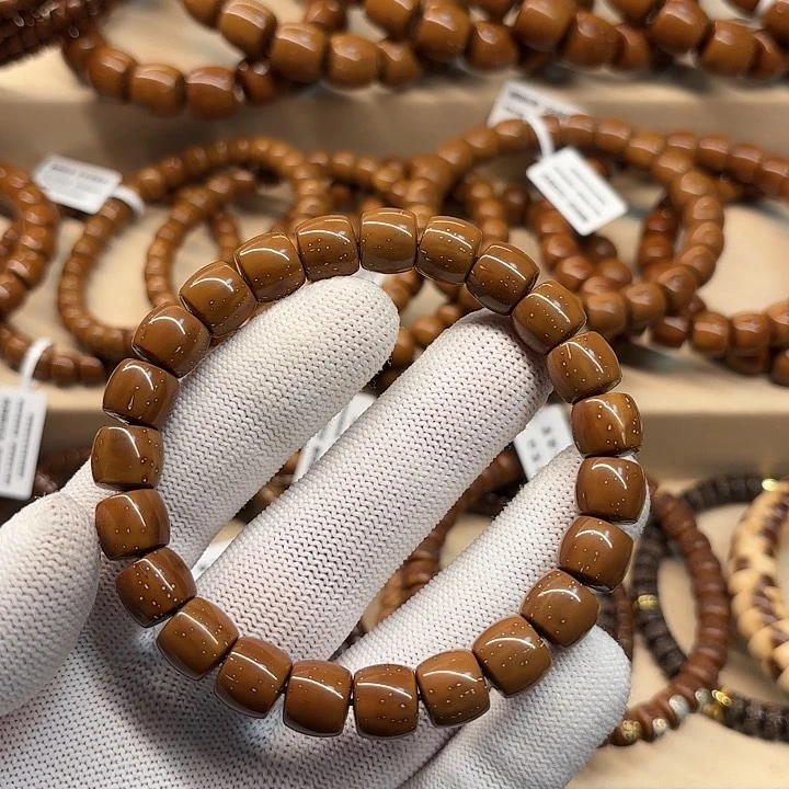 紫金鼠手串暖***紫金鼠实心