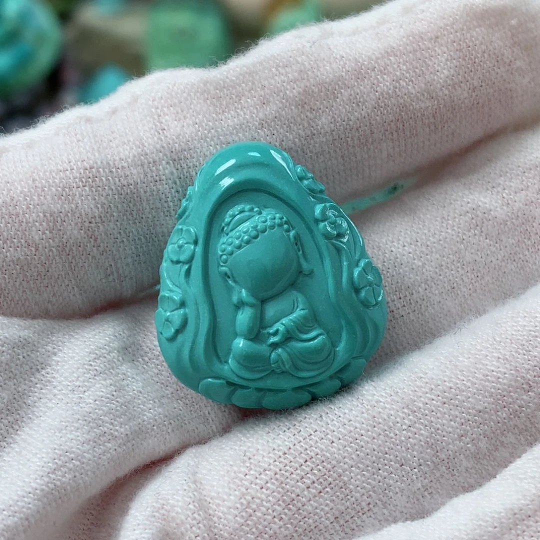 绿松石珠宝奇石未镶嵌