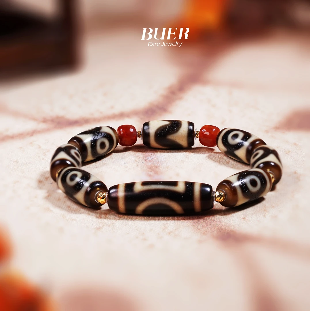 【不二】事业珠大全能玛瑙18k金DIY手串(多样性发)