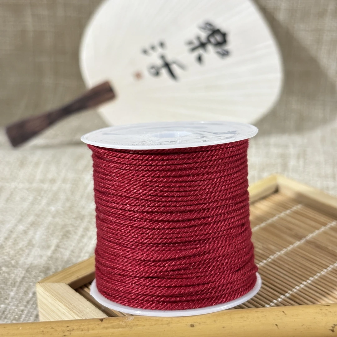 藏式手搓棉绳文玩流苏手串编绳（选色链接）
