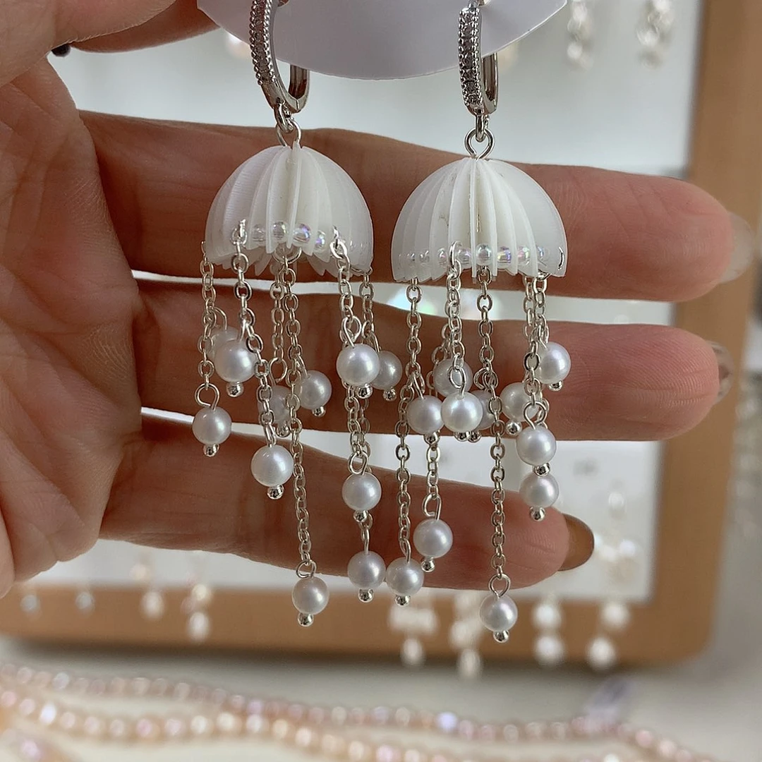 未镶嵌耳饰淡水珍珠