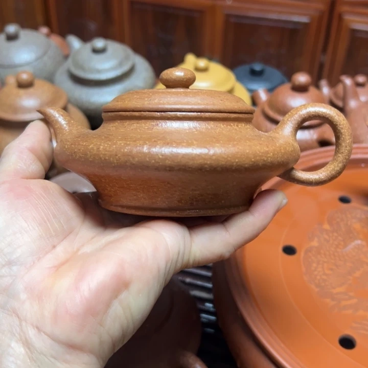 茶壶紫砂宜兴原矿金降坡