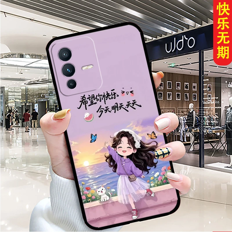 适用vivoS12pro手机壳硅胶软壳V2163A防摔全包个性男保护套新款女