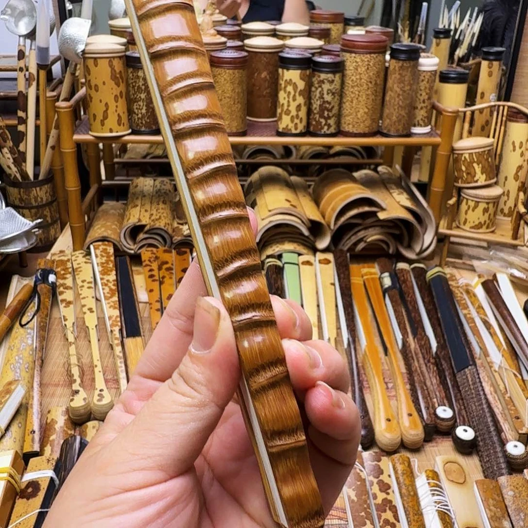 一***设老罗汉竹折扇大哥拍下