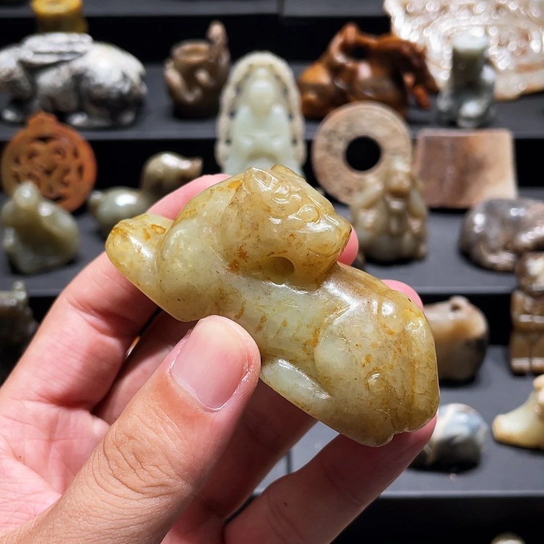 已***置和田玉（糖玉）未镶嵌挂件