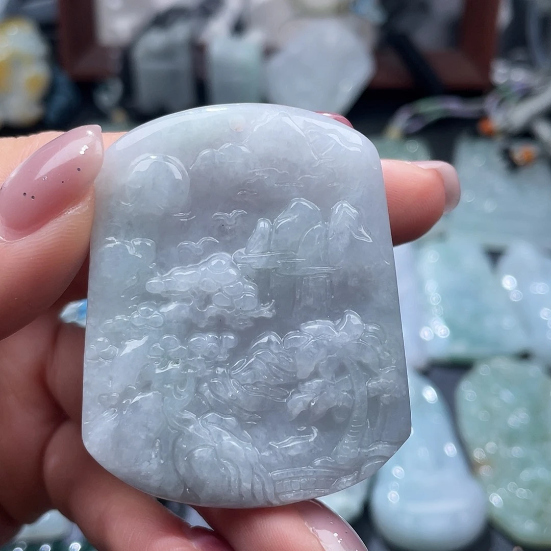 翡翠未镶嵌颈饰翡翠
