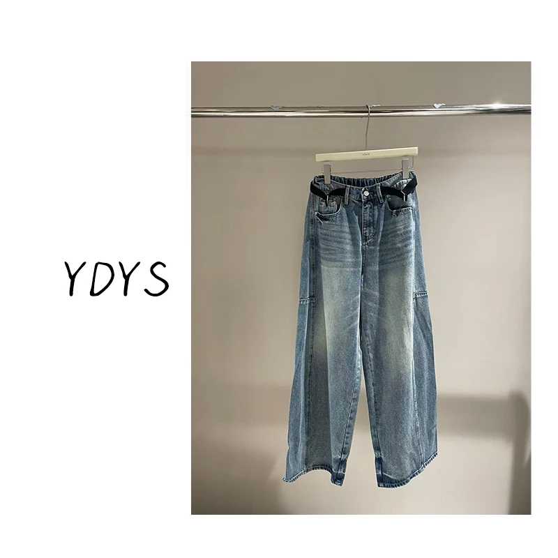 【YDYS】25Y00437 2025新款时尚气质小众牛仔裤