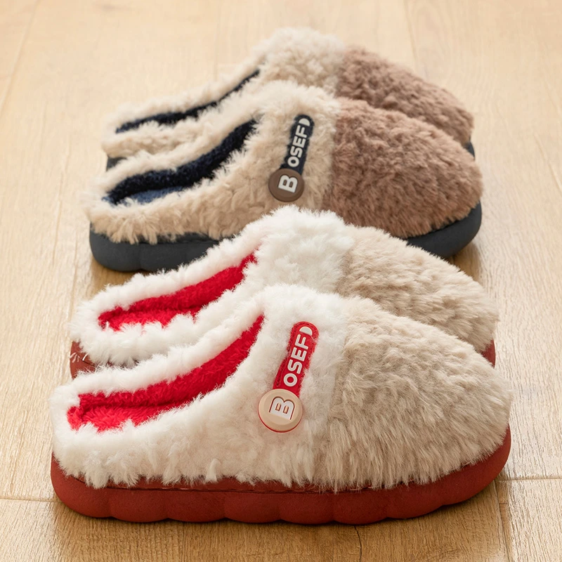 居家棉拖鞋女款秋冬季2025新款室内用加绒加厚保暖情侣棉拖男外穿