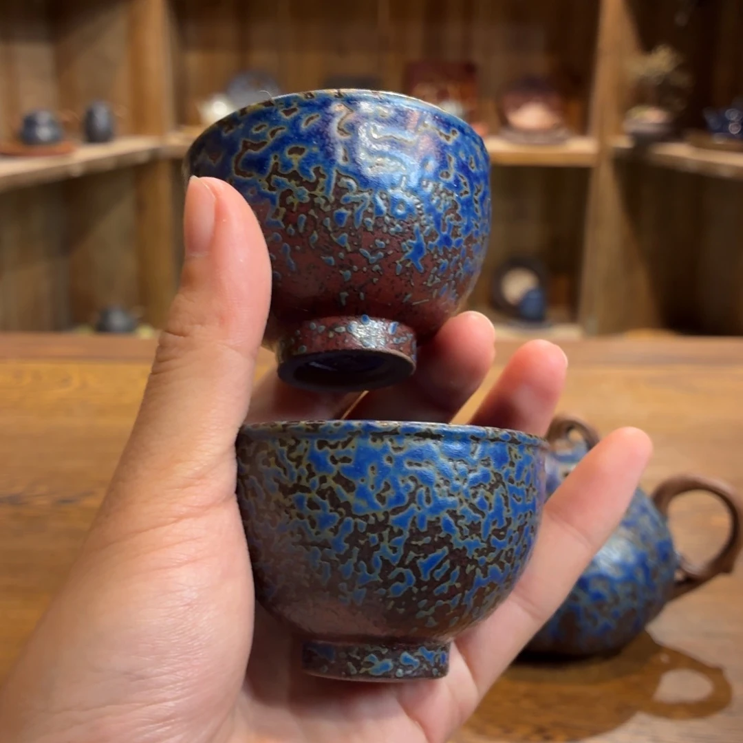元****柴烧老岩泥茶器皿