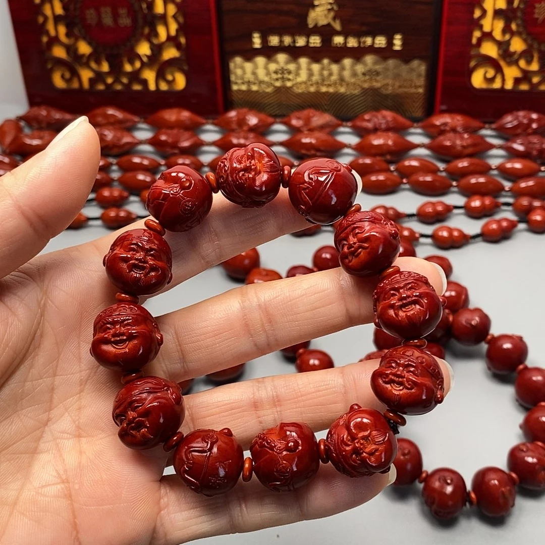 吊坠橄榄核财神串