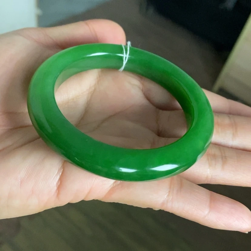 【闪购商品】未镶嵌手镯和田玉（碧玉）