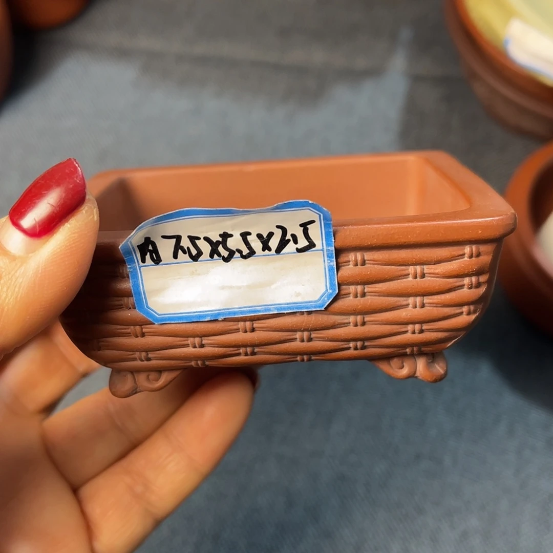 精选紫砂小金龙长方盆