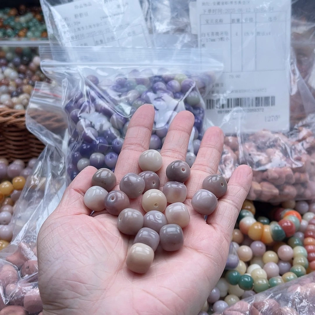 白玉菩提吊坠Wc/13mm/35颗