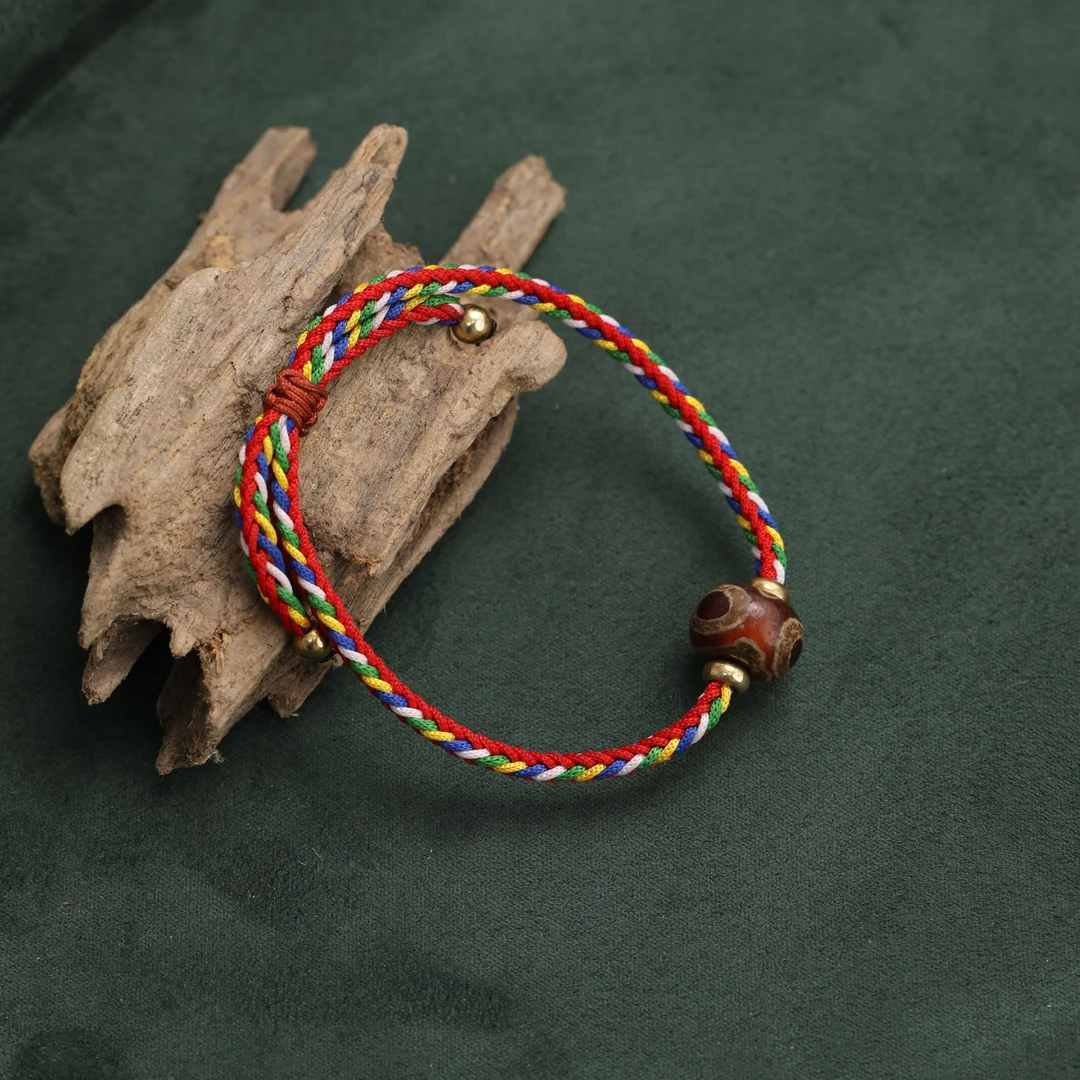 【观澜珠宝】玛瑙手串 复古民族风藏式潮流手链 多样发其一 2097