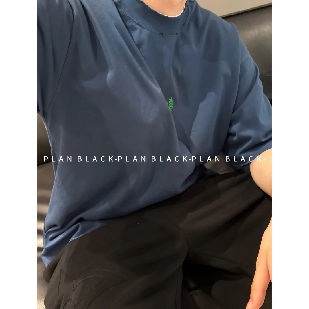 RICH陈发财【麦穗BB】精致刺绣！从繁到简的高级感T恤6824