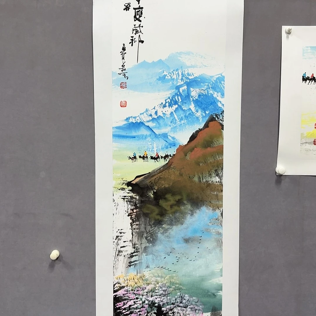 国画亲笔手绘放心去藏