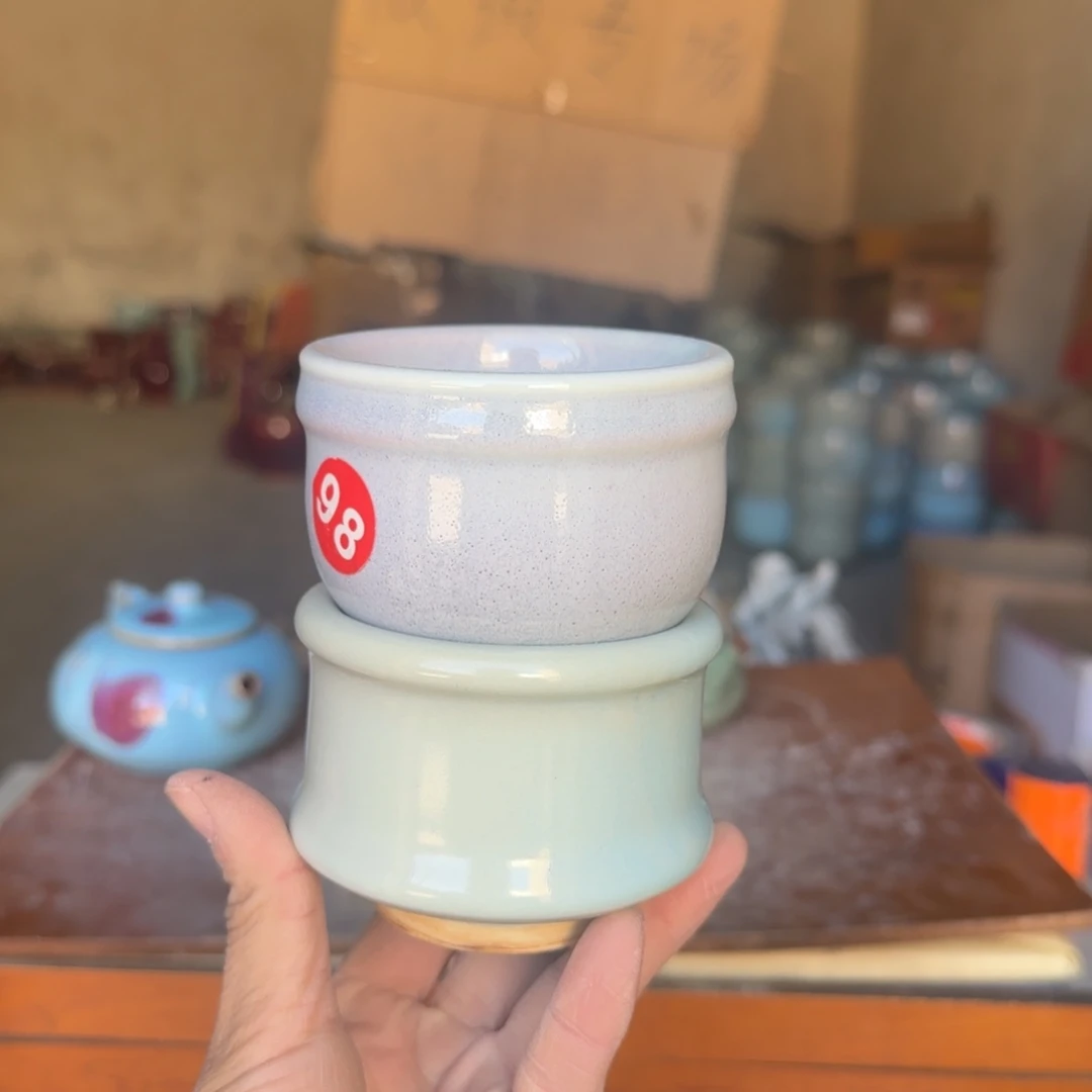 陶摆件郑家钧瓷摆件微瑕