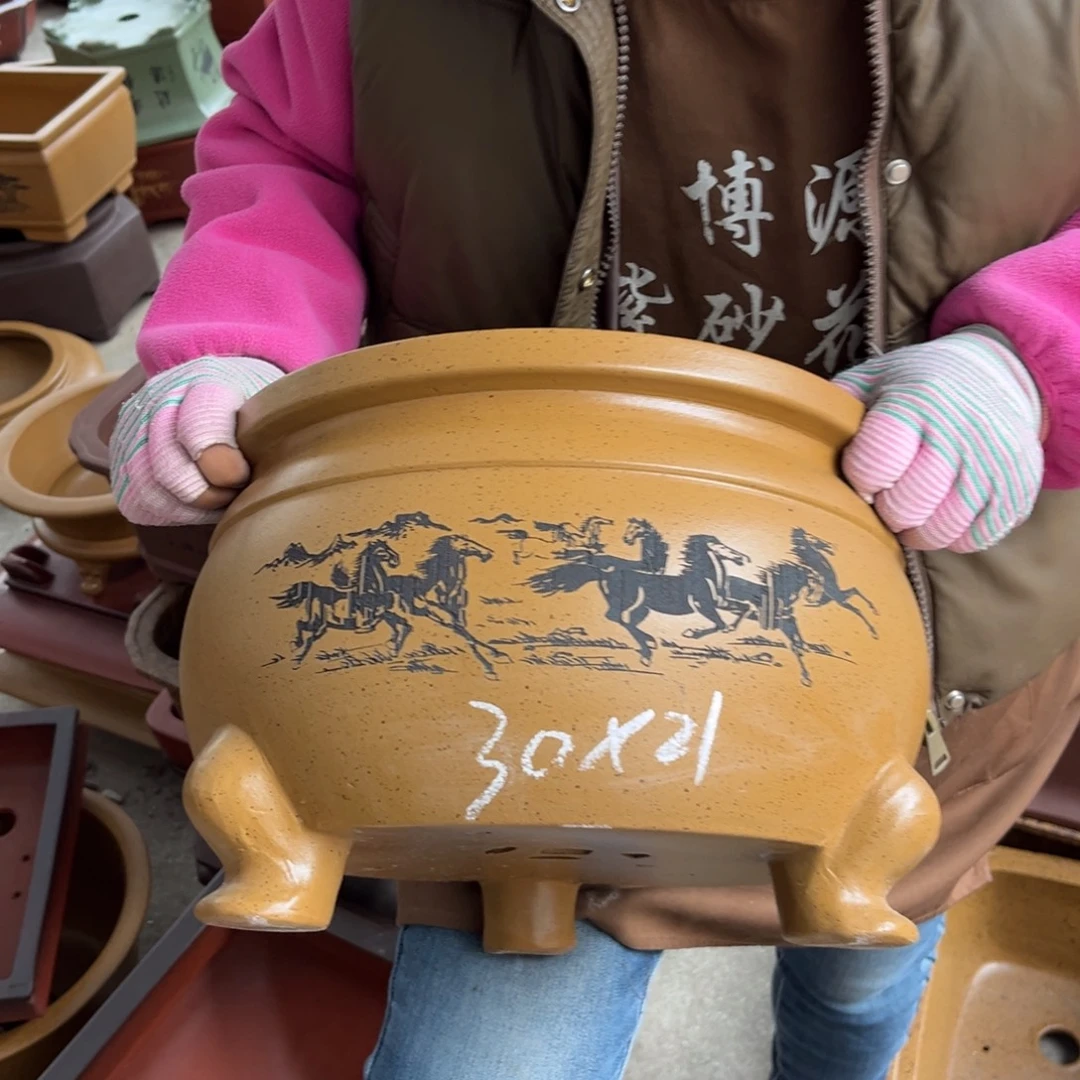 花盆紫砂盆景艺术