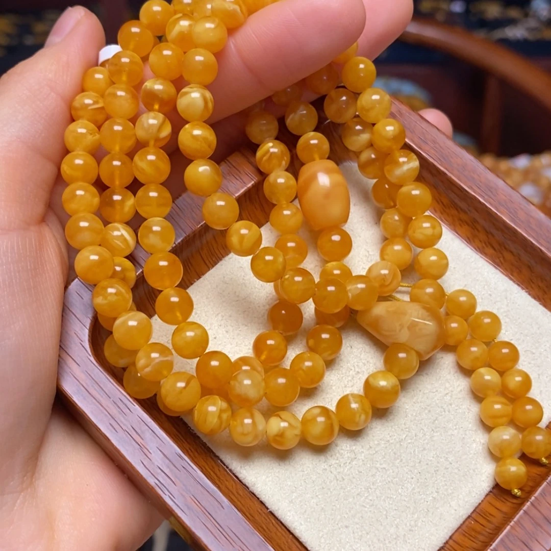 【闪购商品】蜜蜡手链未镶嵌手串