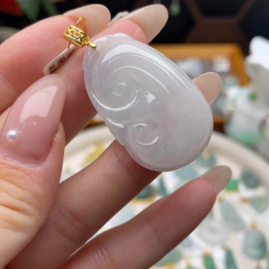翡翠银S925镶嵌颈饰