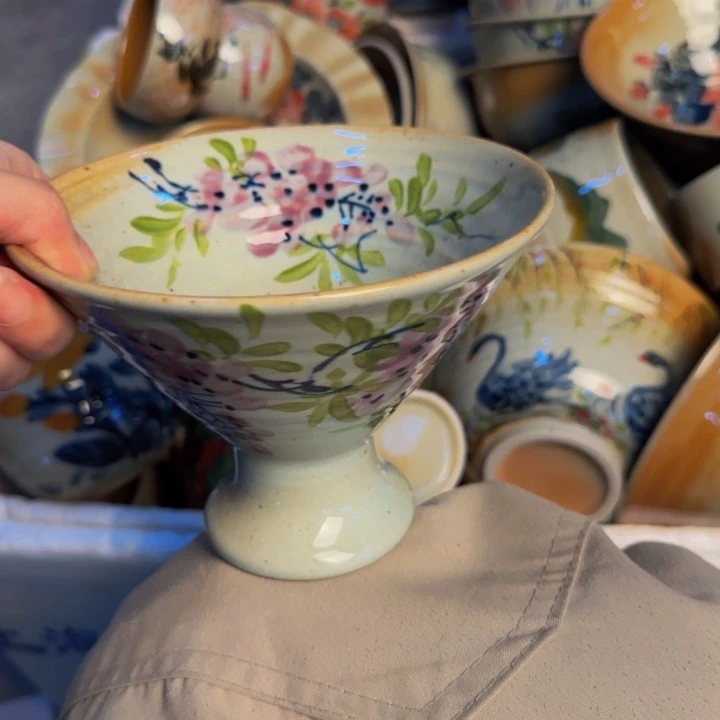 瓷片景德镇陶瓷手工手绘