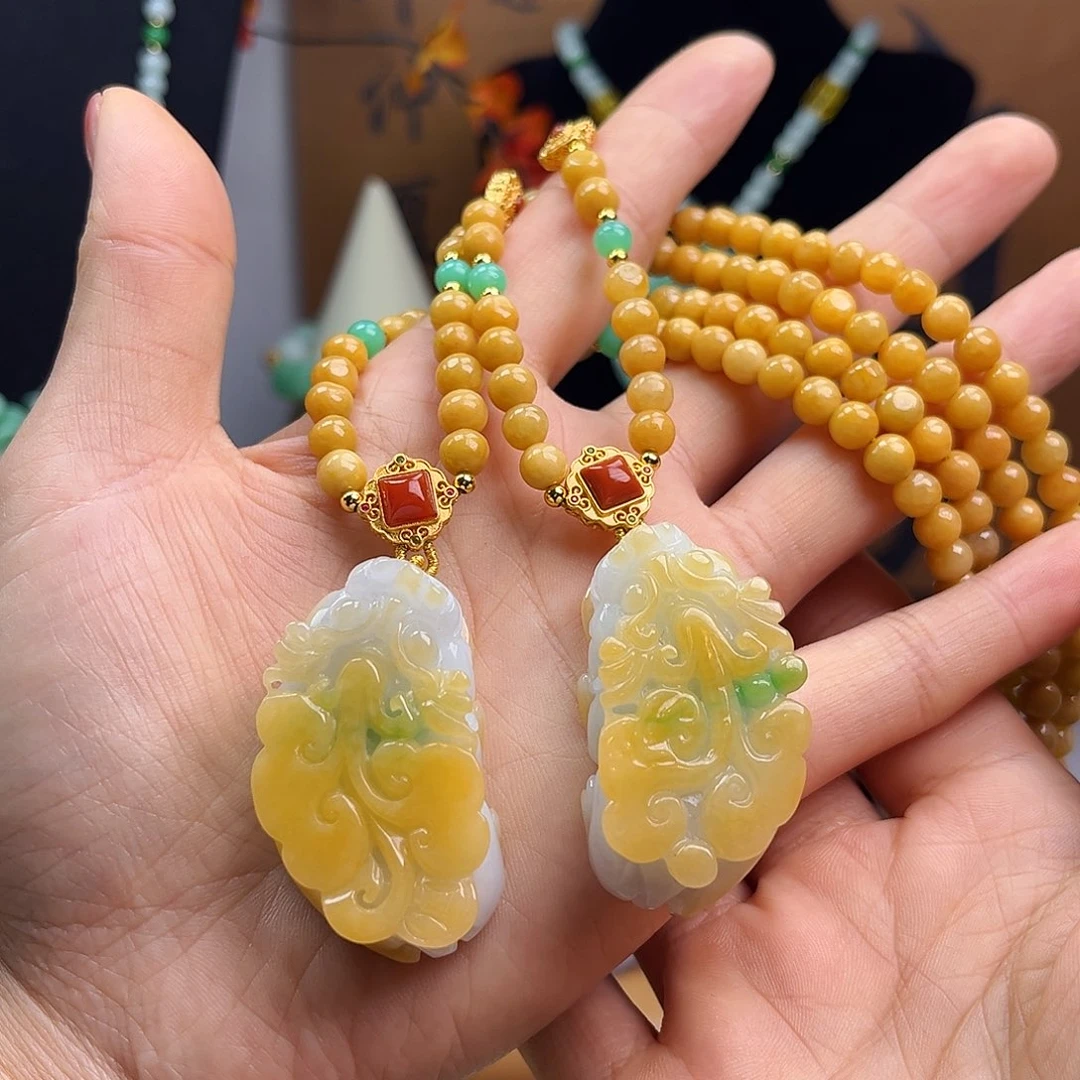 翡翠未镶嵌颈饰天然翡翠