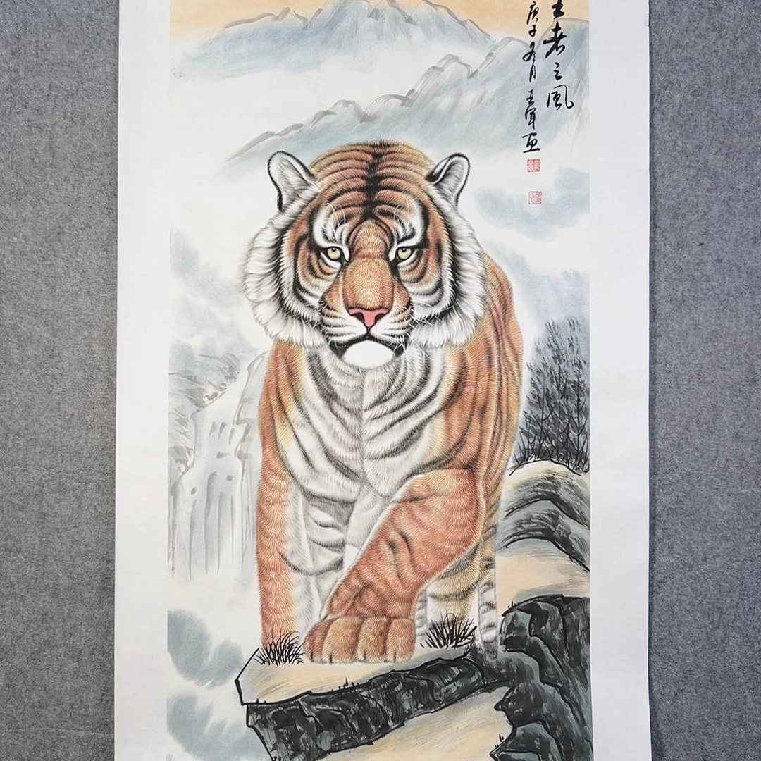 国画522 花鸟在此处飞翔也有了