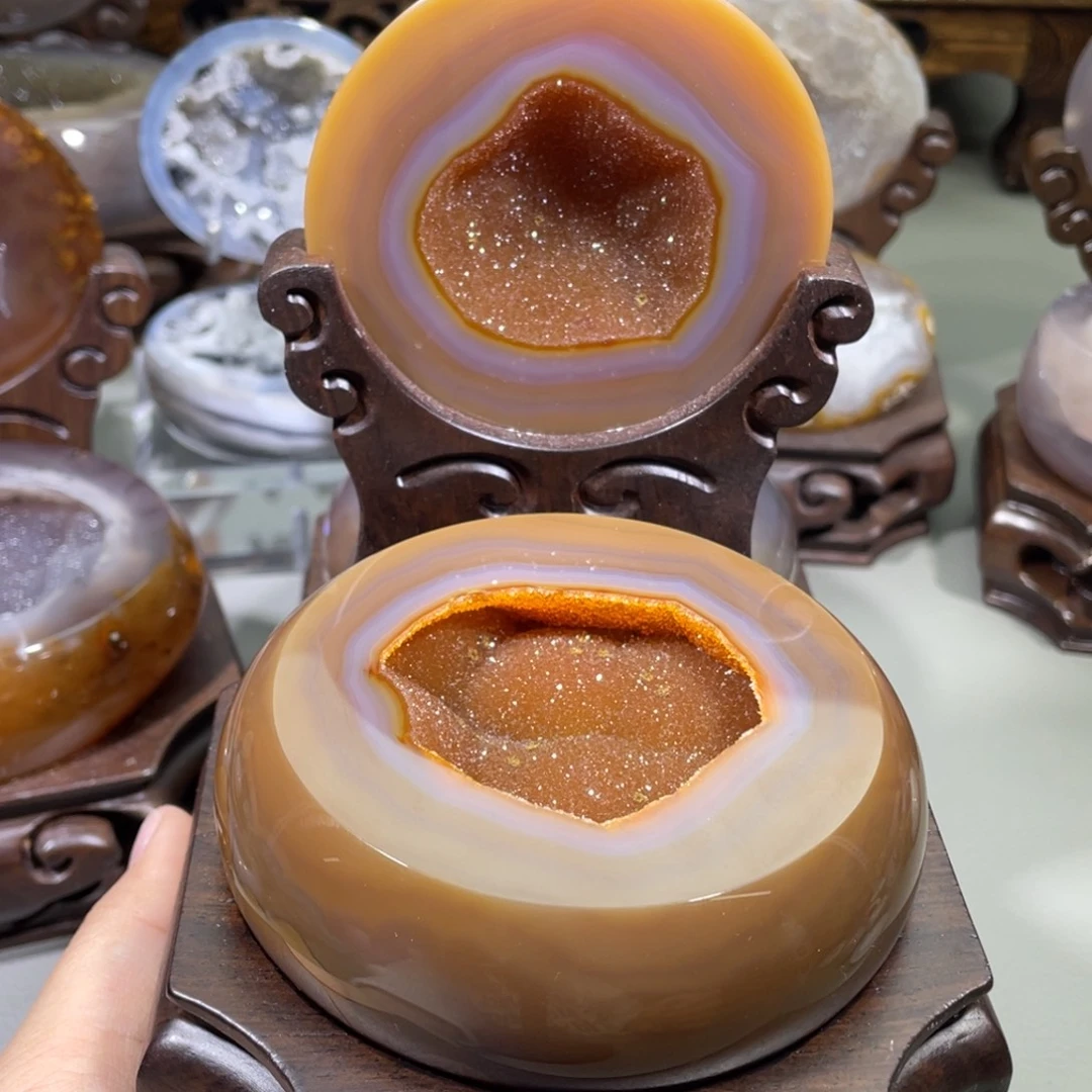 大型摆件（非配饰）水晶未镶嵌聚宝盆