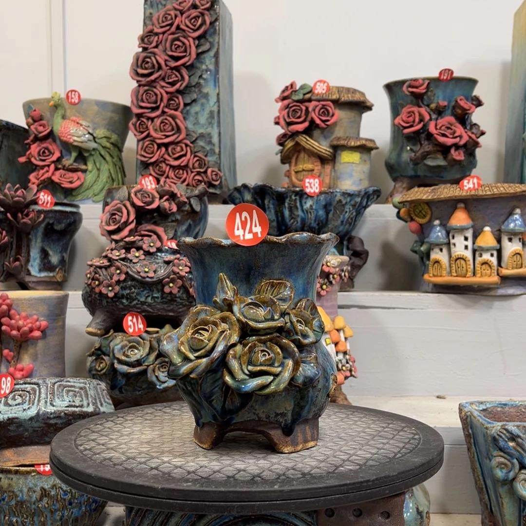 陶瓷424 号陶然花盆厂家直销