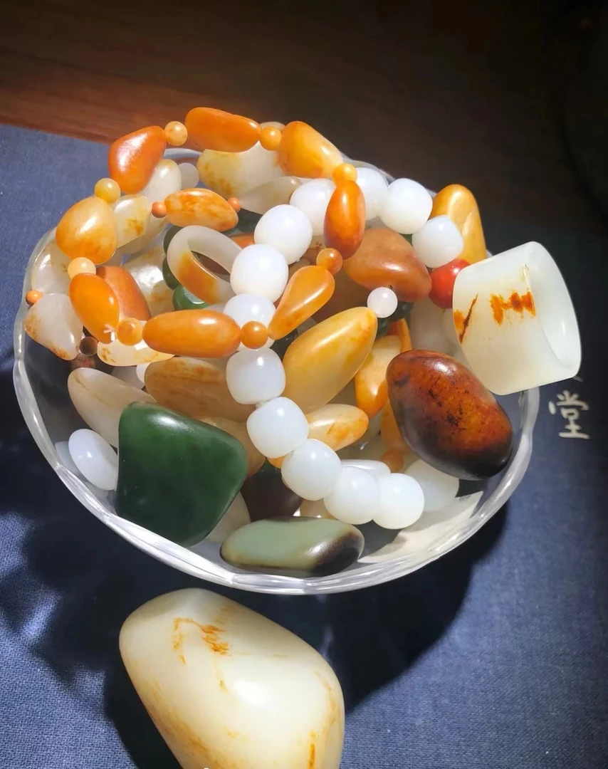新疆和田原石盆景石