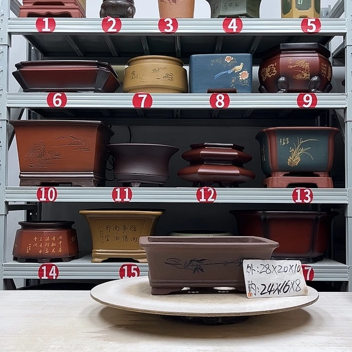 紫砂花盆紫砂花盆