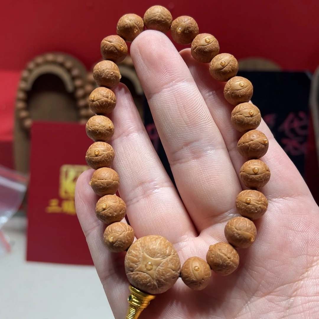 佳***歌凤眼菩提手串10.5mm尼泊尔凤眼菩提单圈