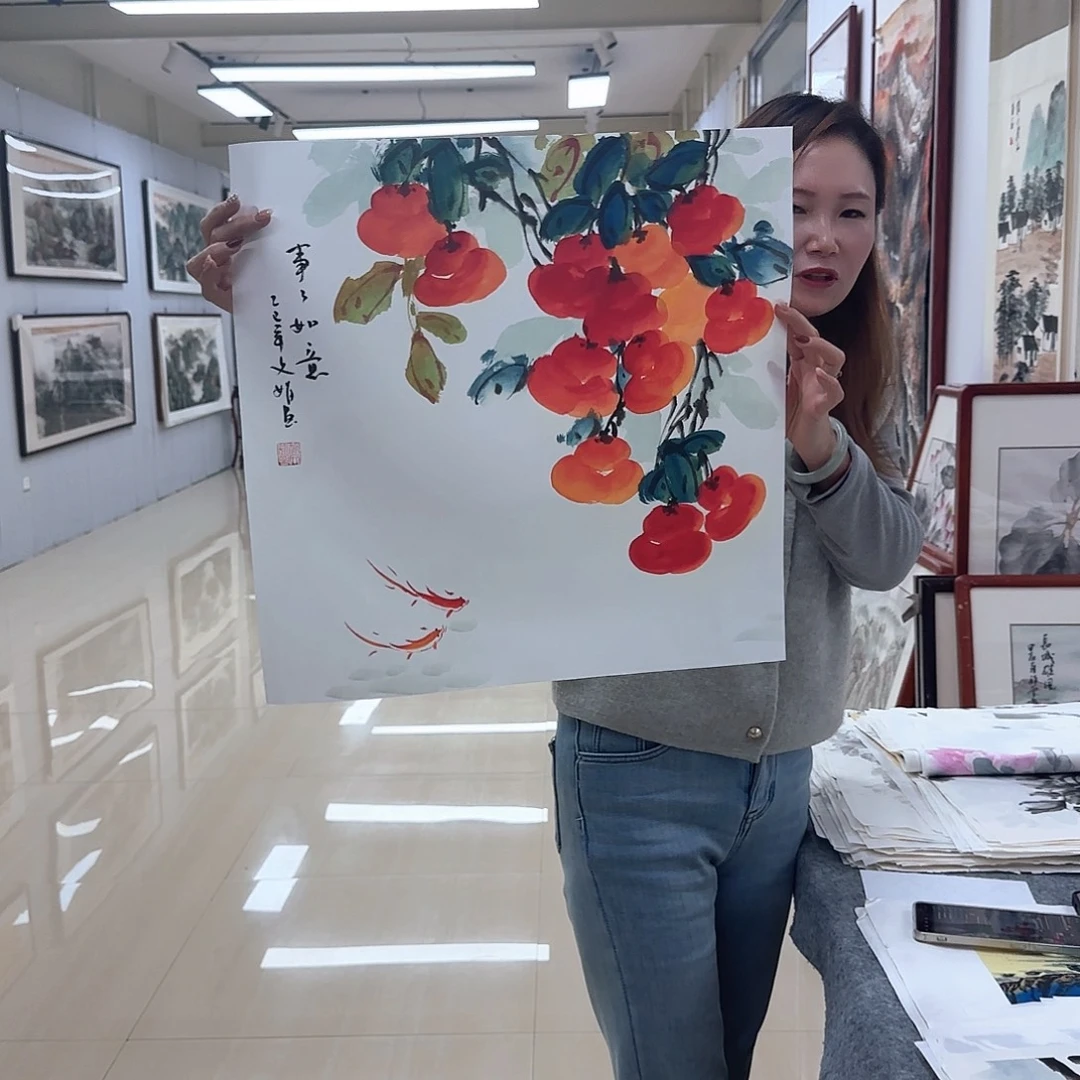 国画国画作品展。国画作品