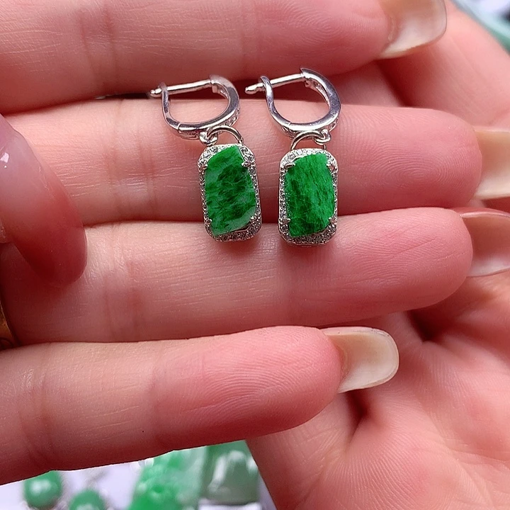 颈饰银S925镶嵌翡翠翡翠