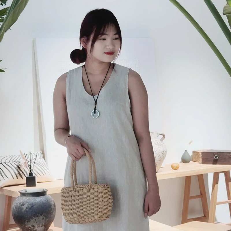 有斐/Youfeel 大麻女士长裙