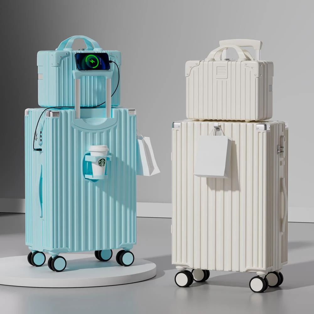 日本行李箱拉杆箱女20寸男生2025新款小型旅行登机密码皮箱子结实