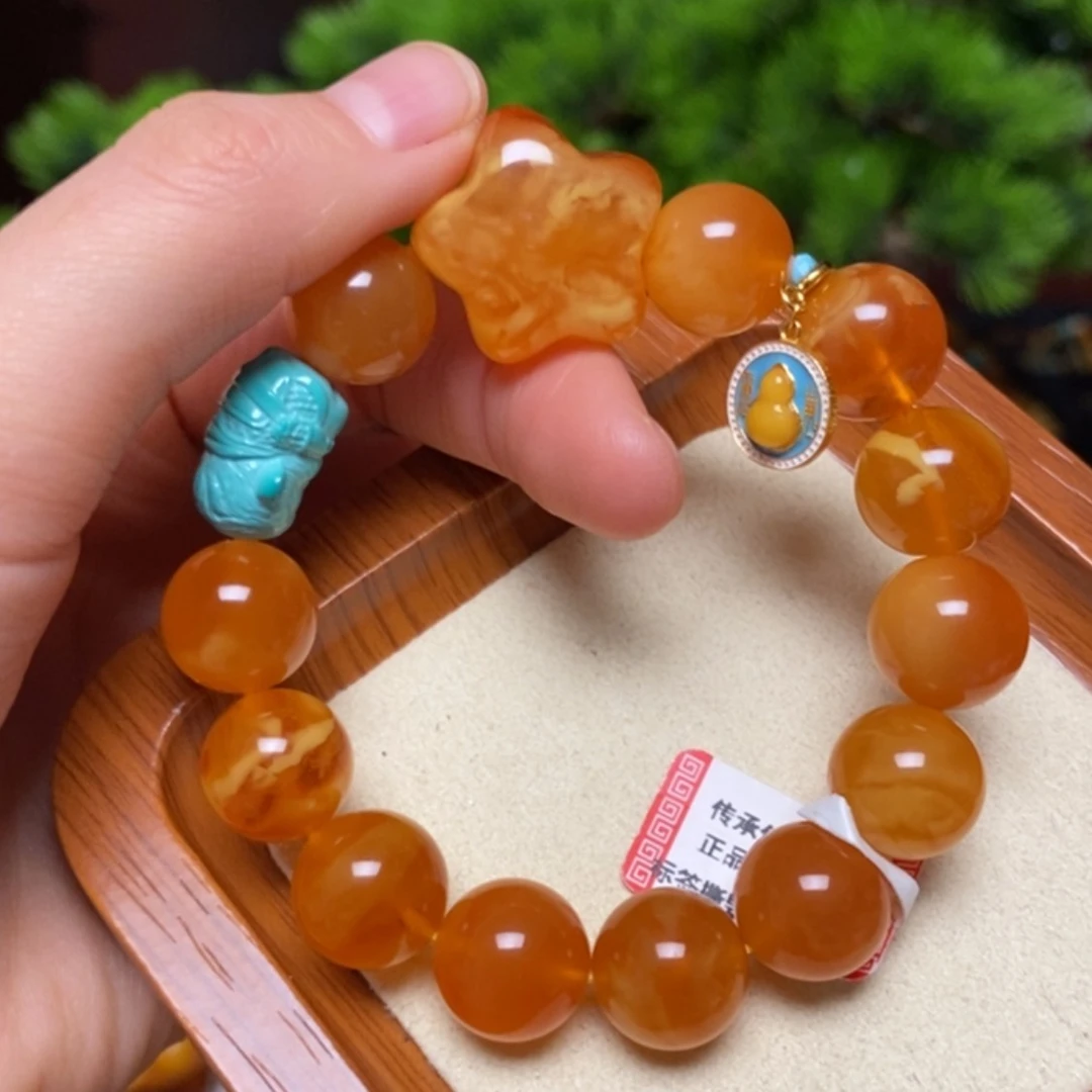 【闪购商品】手链蜜蜡未镶嵌手串